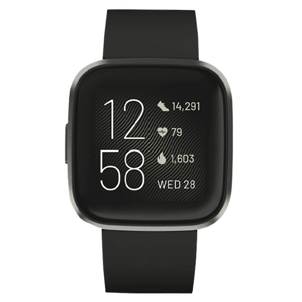 Fitbit versa2 ブラック/カーボン　FB507BKBK Fitbit Fitbit Versa 2 FB507BKBK-FRCJK [ブラック/カーボン